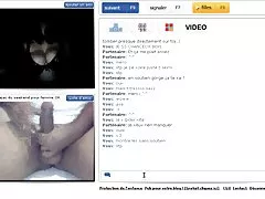 Bazoocam : Cumshot on her Boobs ( Cute French Girl )