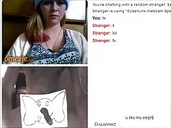 Omegle 01 - Cute Girl Shows Her Perfect Boobs