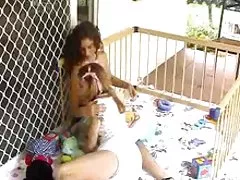 felicity and lola breast feeding