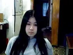 Busty chick on webcam