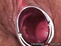 Uncensored Japanese messy bukkake facial - Misato Kuninako
