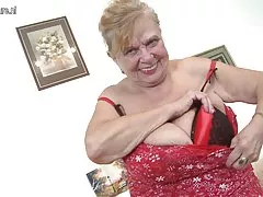 GRANNY Very old granny with very big boobs