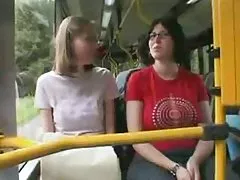 Oeffentlicher Nahverkehr ! Fuck in a public Bus !