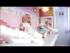Big breasted nanny takes care of adult baby