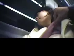 Pervert on train touches Japanese girl&#039;s boob