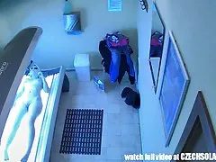 Hidden Camera in Public Tanning Bed