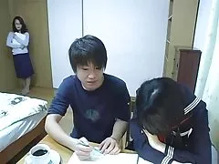 mom having sex while her daughter studying
